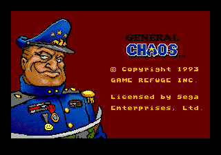 General Chaos Daikonsen Title Screen